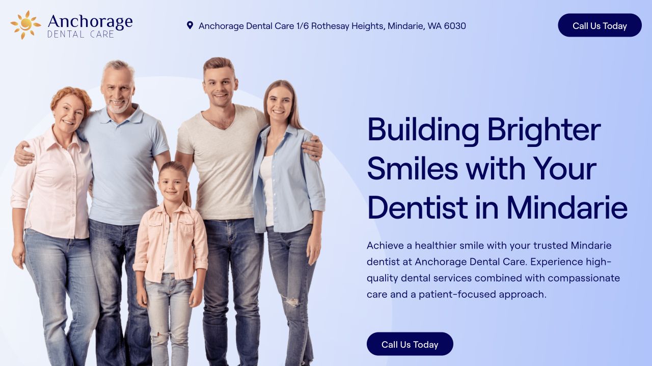 Anchorage Dental Care landing page preview